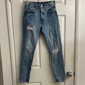 Levi's Women's Light Blue Skinny Leg Jeans